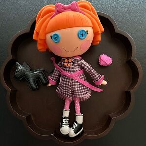 Lalaloopsy Bea Spells A lot Doll with Black Horse  & accessory